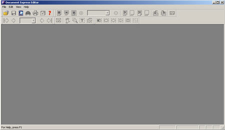 Главное окно после запуска программы Djvu Editor Pro 6.0